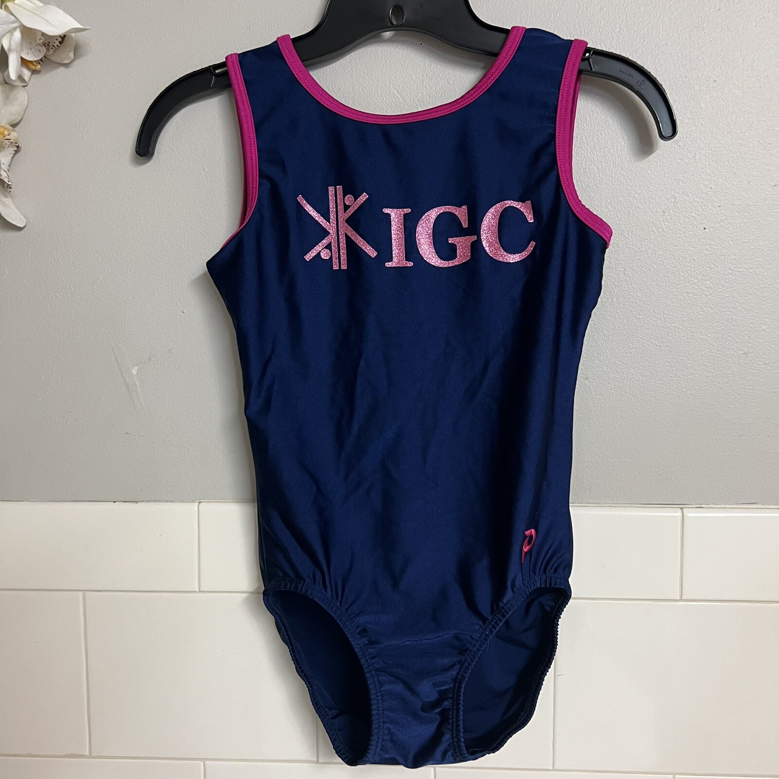 Plum Women Girl Youth Sportswear Sleeveless Blue Leotard Adult M