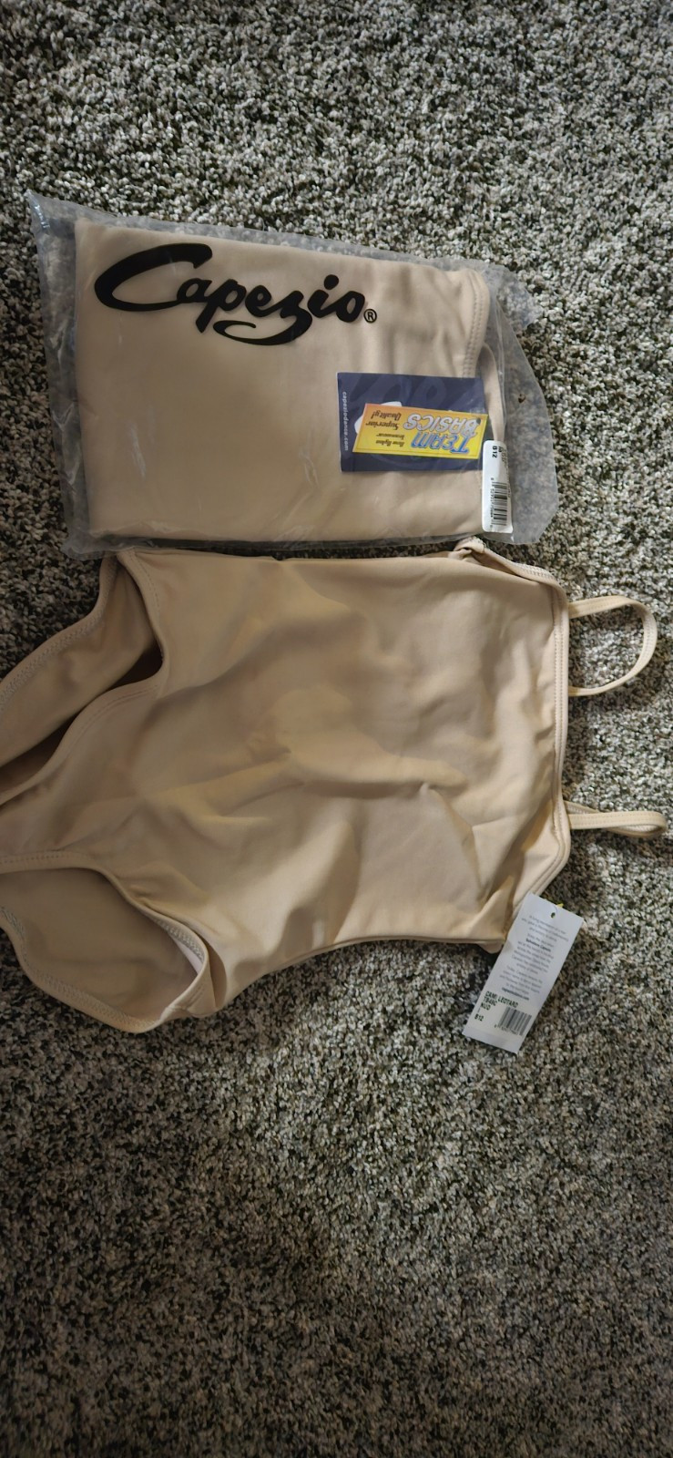 Capezio Nude Cami Leotard Youth Size Youth Medium*new