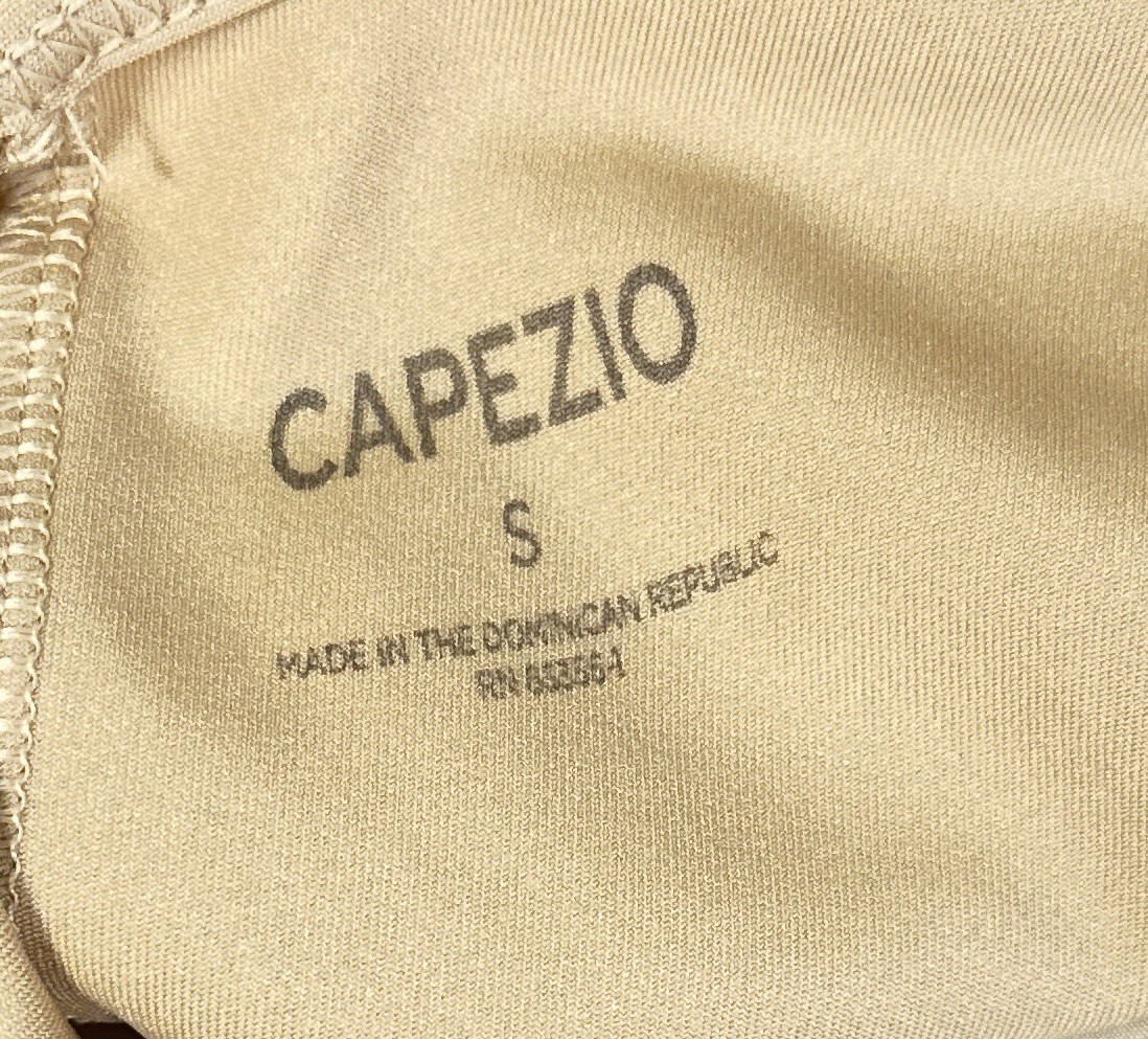 Capezio Women’s Nude Bodysuit Leotard Sz Small Sleeveless