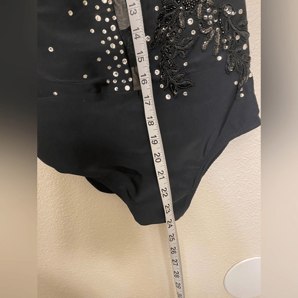 Ilo Gear Glam black custom dance costume contemporary acro open LA adul