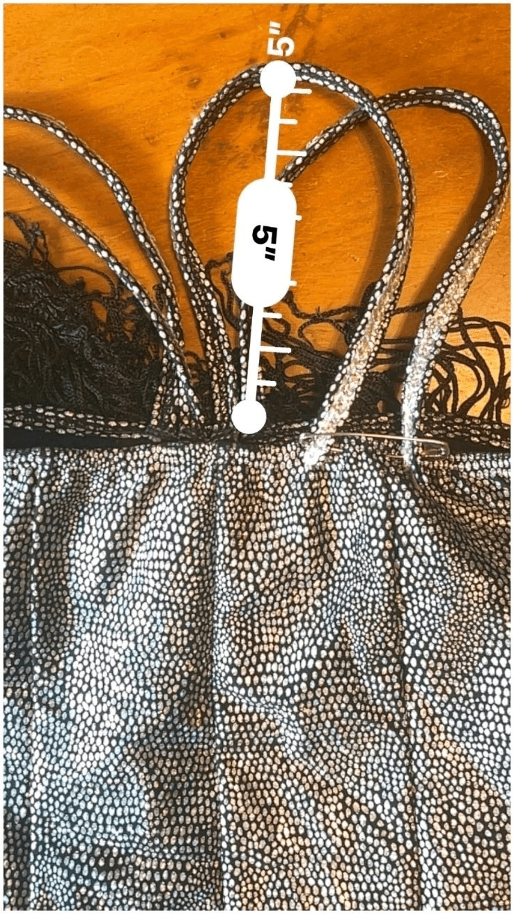 Silver Fringed Short Flapper Style Leotard Dance Dress Size S