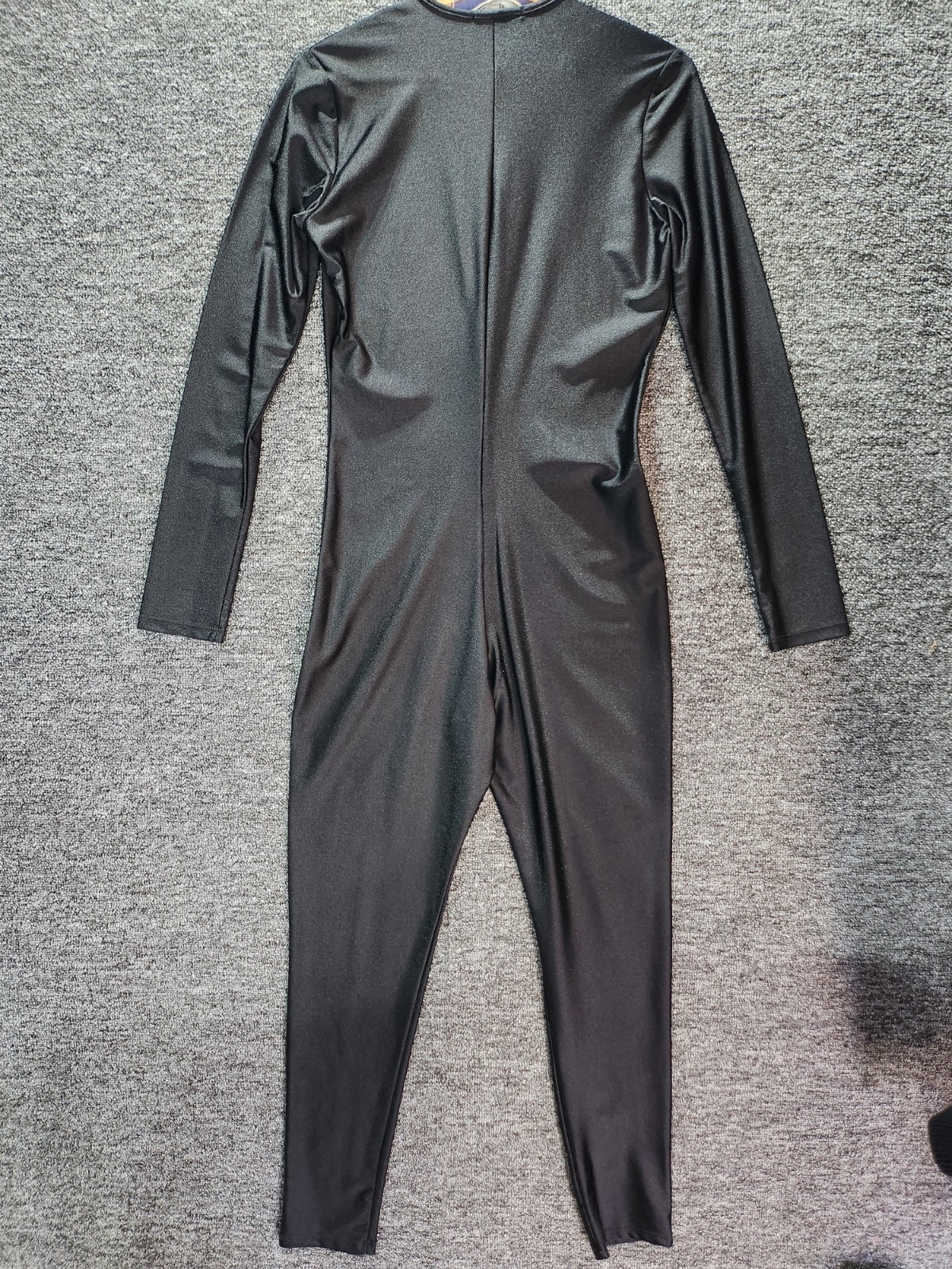 Fashion Nova Black Long Sleeve Unitard Solid Women’s Adult Size M DT1219JPP1