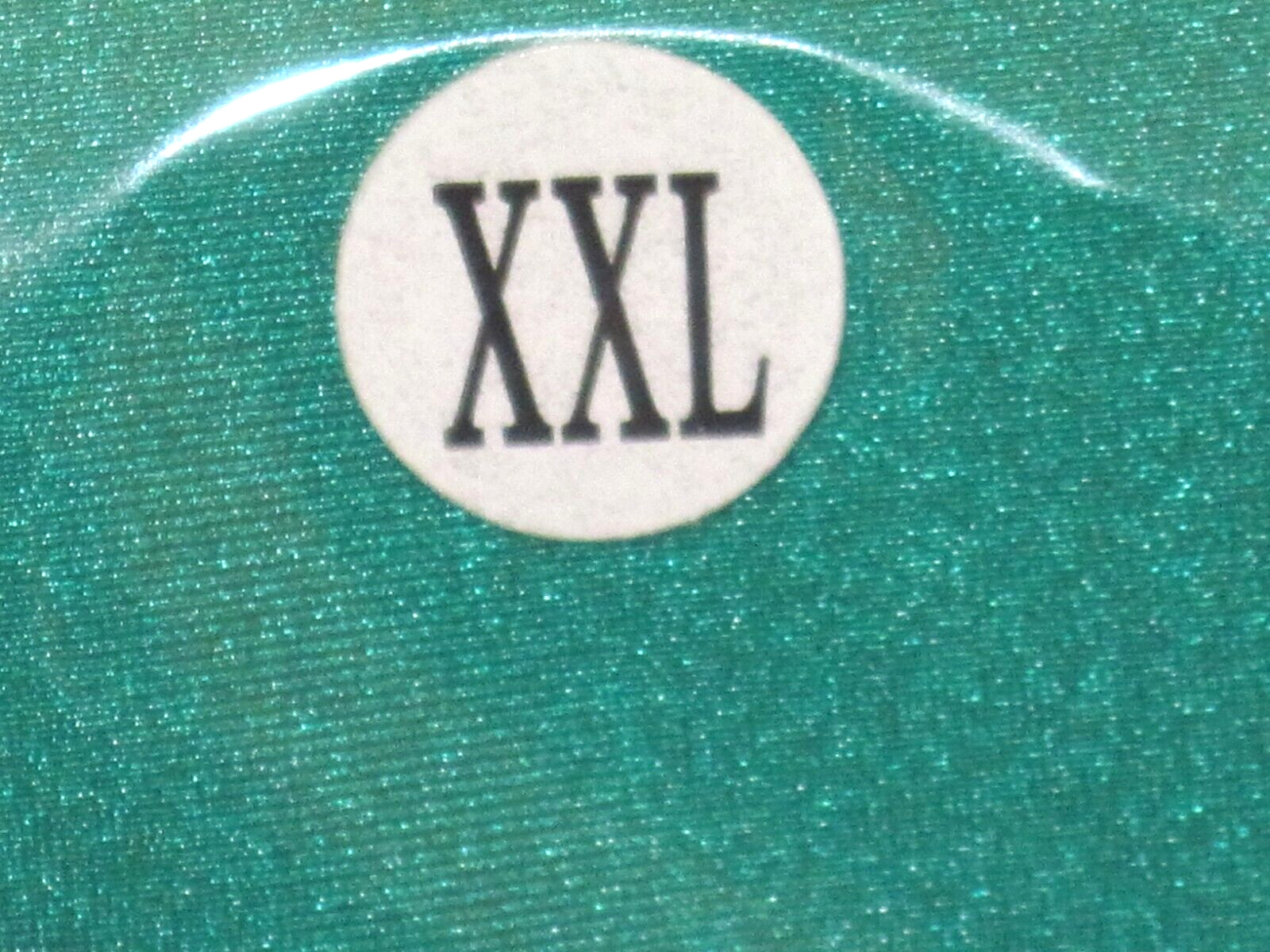 Plus Size Shiny Green Long Sleeve T Neck Footed Unitard Jumpsuit 2XL-16-18 New