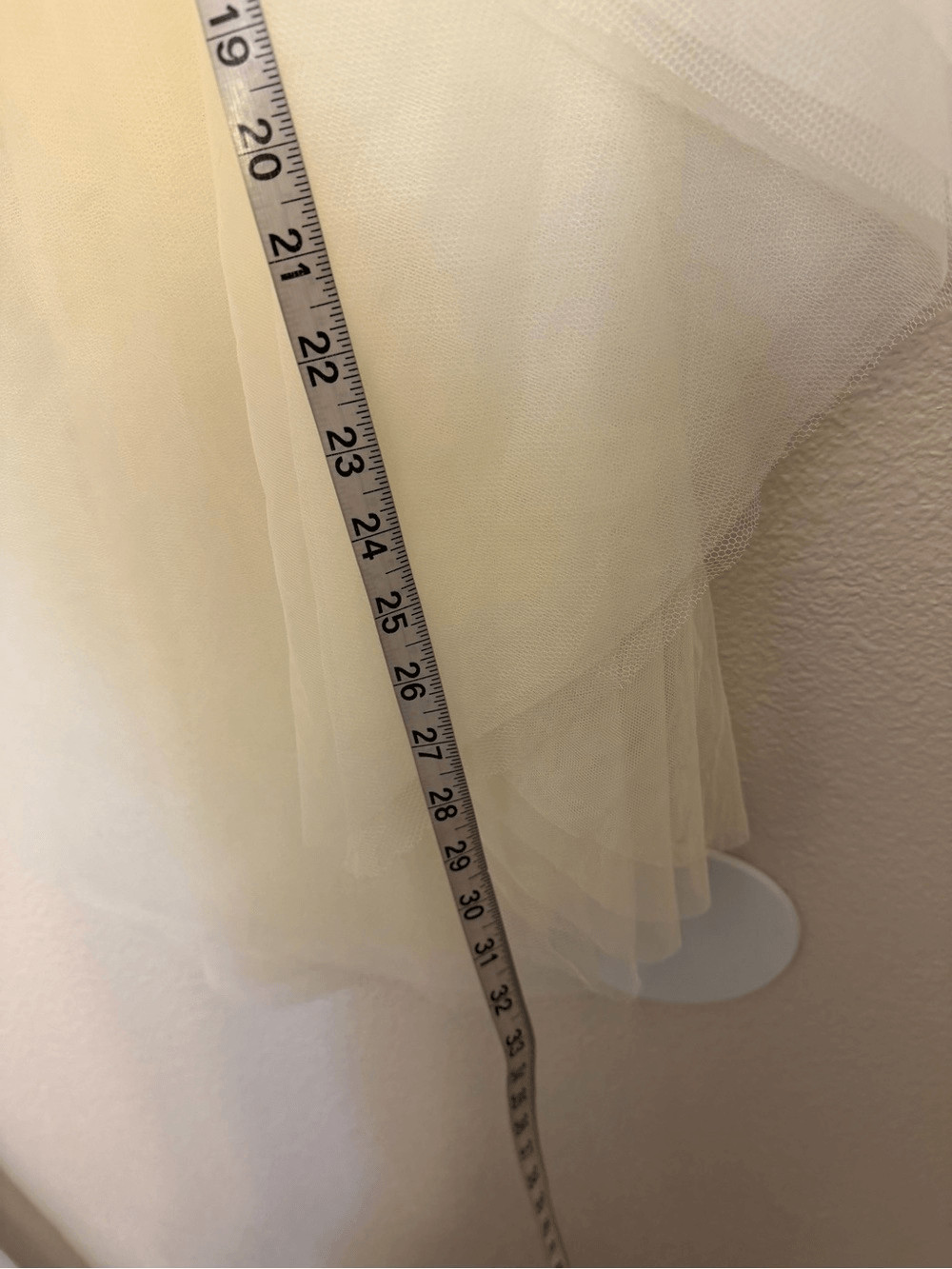 Weissman dance costume 2 piece 15434 I Know lyrical ivory tulle skirt SA adult
