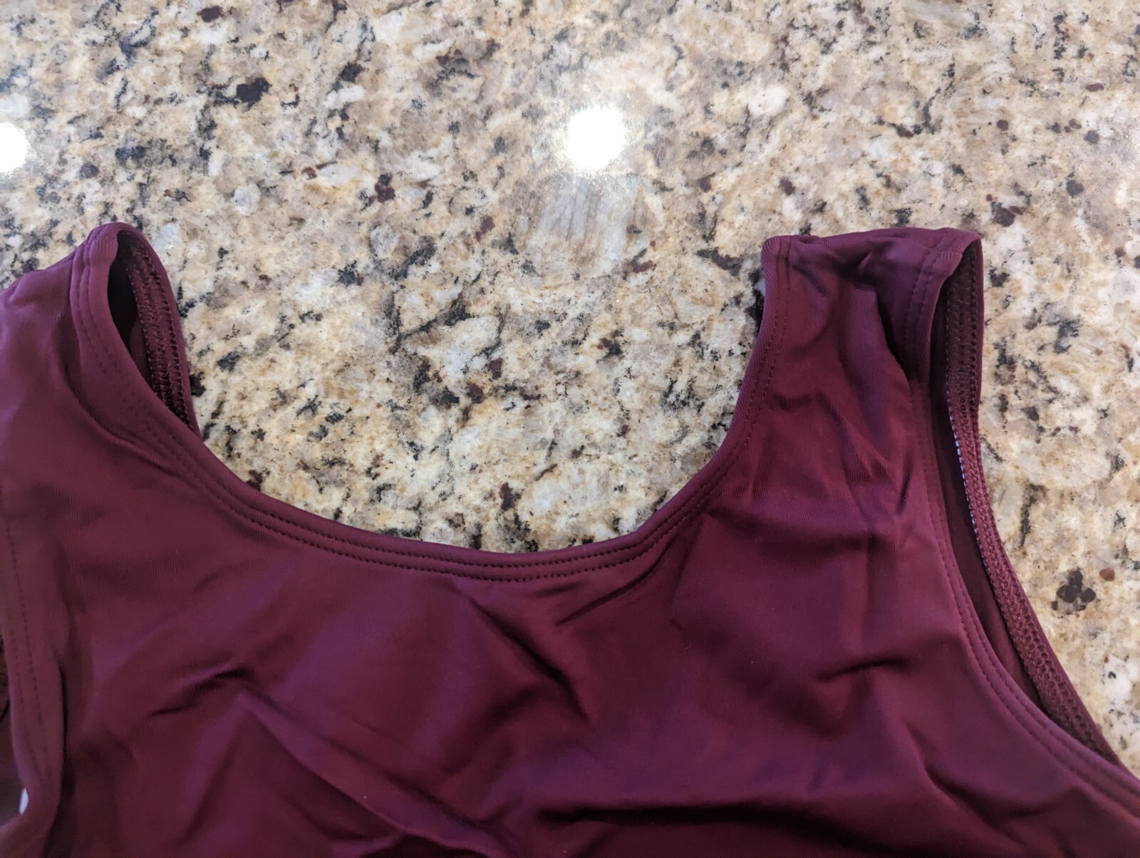 Eurotard Womens Microfiber Tank Leotard 4402 Burgundy size S