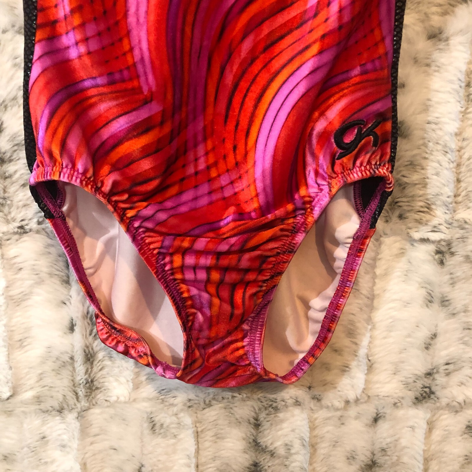 GK DANCE LADIES RAINBOW VELVET JAZZ BALLET LEOTARD Size A/M