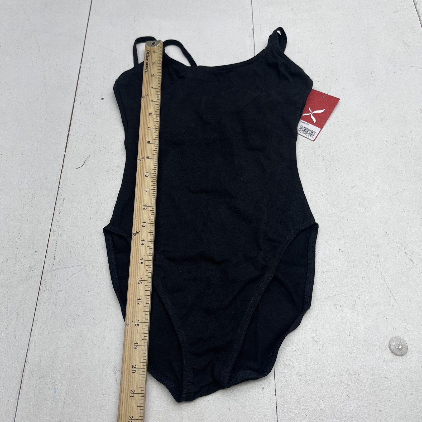 Capezio Black Double Strap Cami Leotard Women’s Small New