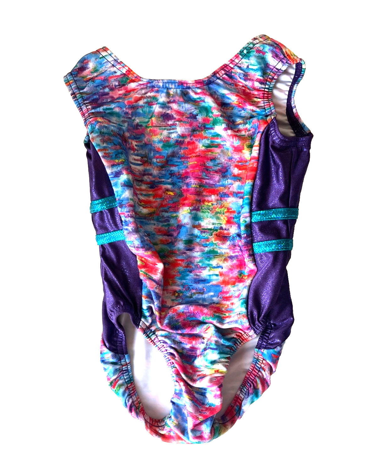 LEOS JAM WEAR PURPLE SLEEVELESS DANCE LEOTARD GIRL’S YOUTH XS CXS