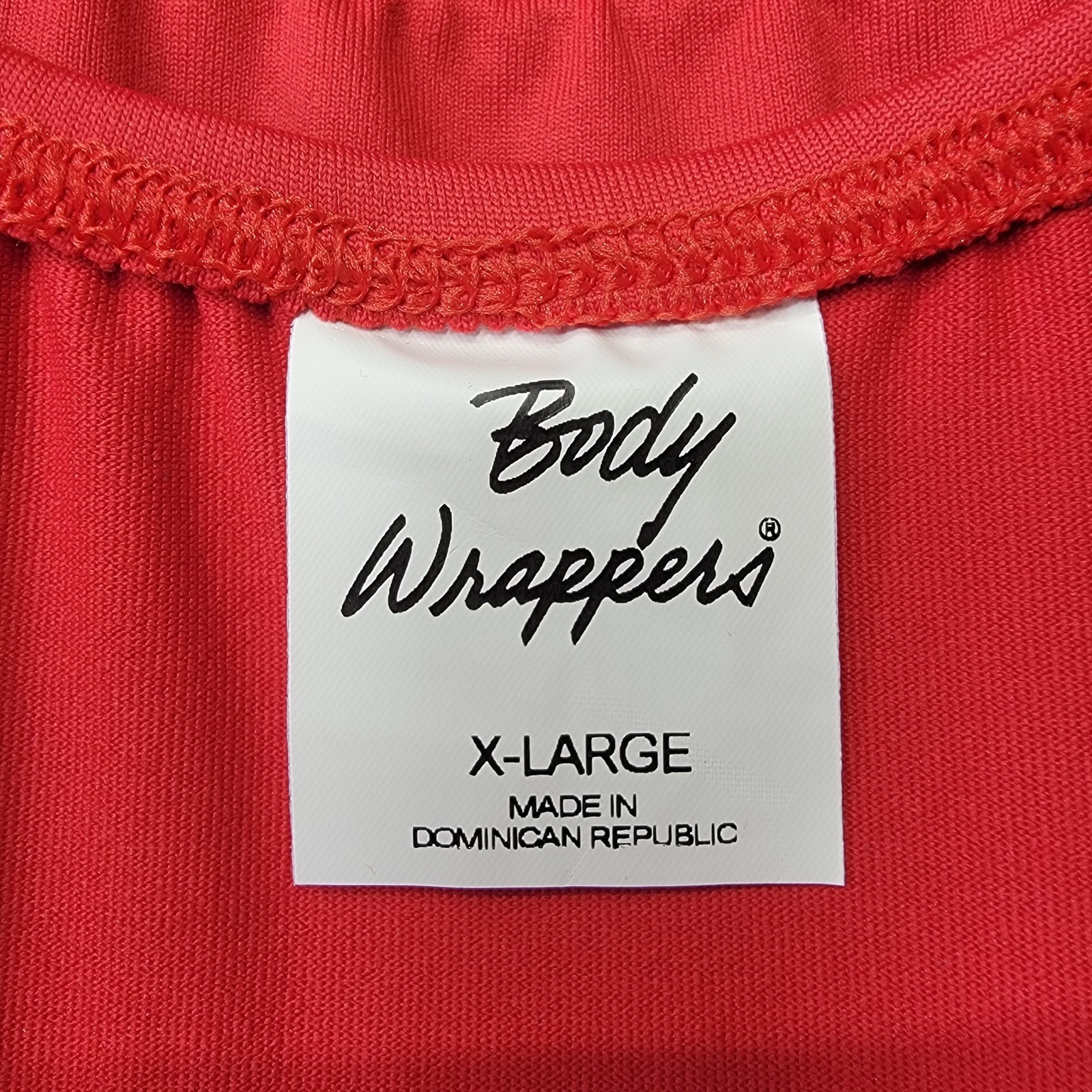 Body Wrappers Red ProWEAR Higher Neckline Cap sleeves Scoop Back Leotard SZ. XS