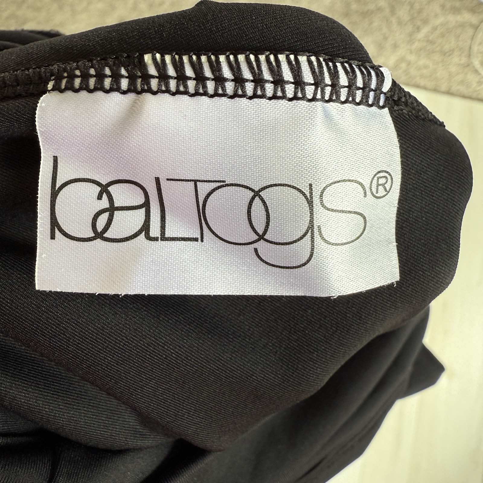 Bal Togs Legging Long Leg Stretch Black Women Large Dance Gym Cheer Read