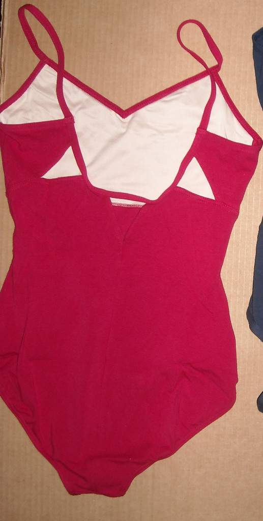 CAPEZIO TRIANGLE BACK LEOTARD CAMISOLE 9963 Lt Blue Navy Garnet Ladies sz