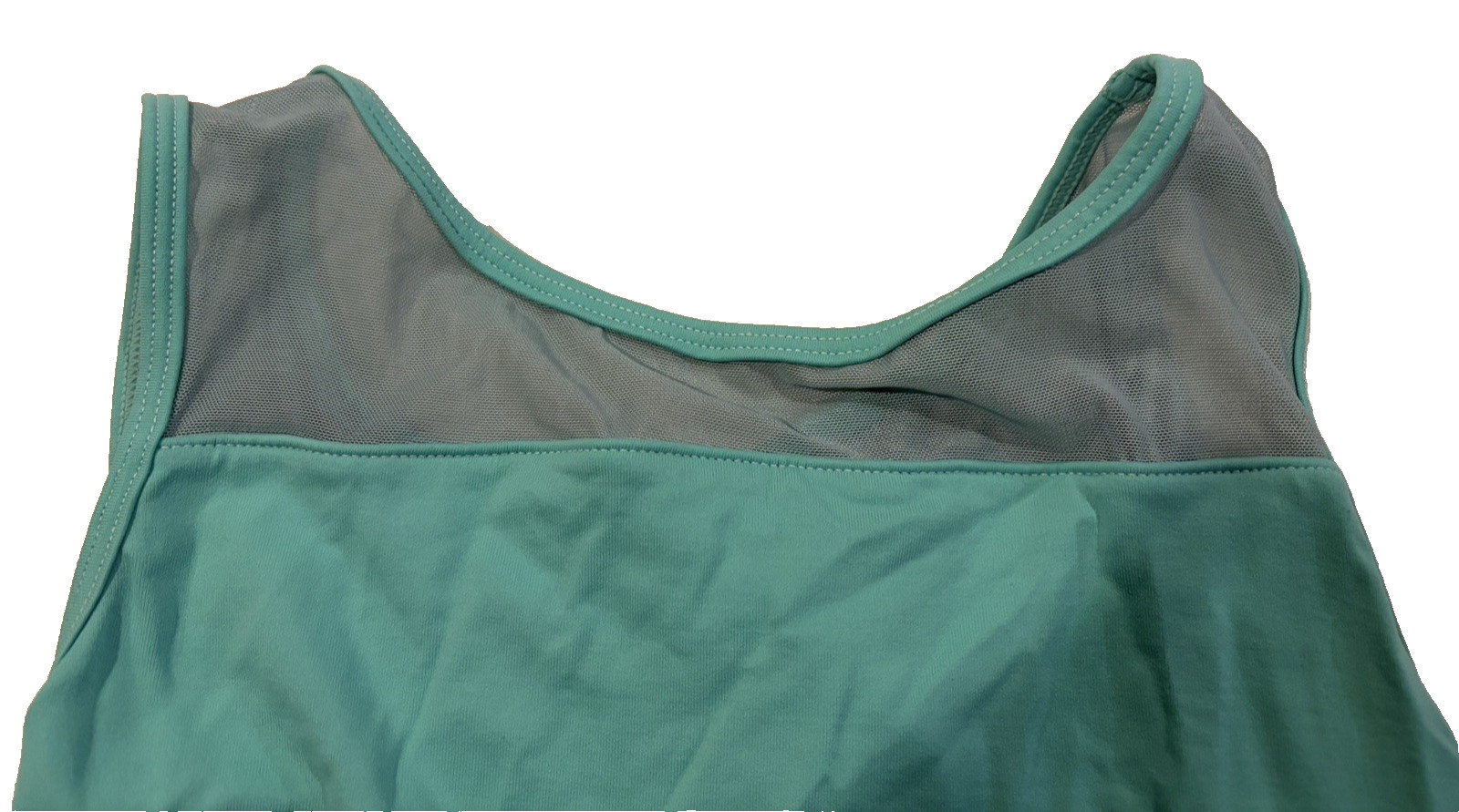 So Dance Adult High Neck Leotard with Keyhole Back Teal SL127 5/M