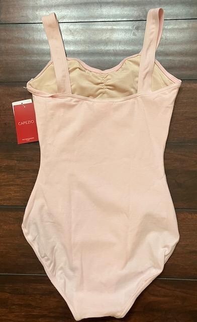 NWT Capezio Pink Leotard #CC202 Large Adult