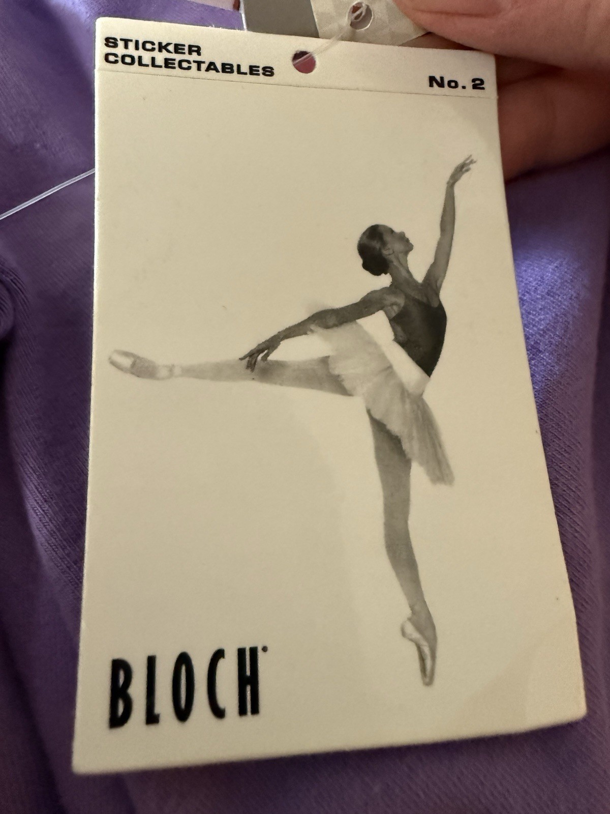 Bloch Ballet Leotard Basic Short Sleeve Lavender Vintage Y2K Made USA NWT Medium