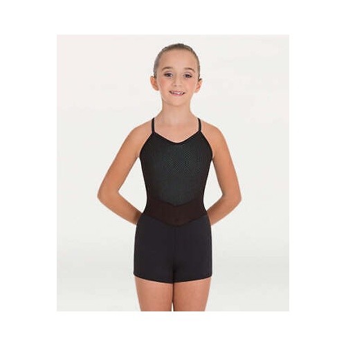 Dance New Unitard Body Wrappers P1150 Black-Yellow Lots of sizes