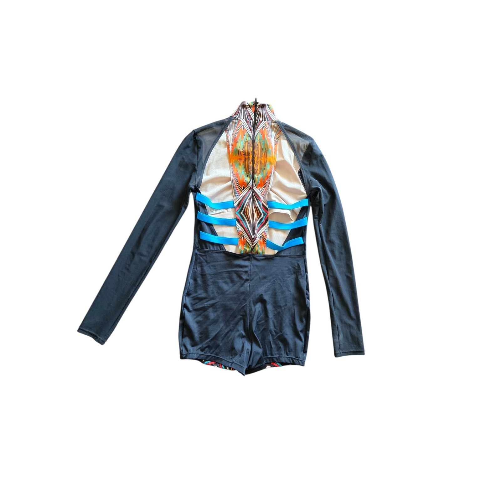 Weissman Moon Trance 11426 Dance Costume Acro Biketard Adult Medium MA