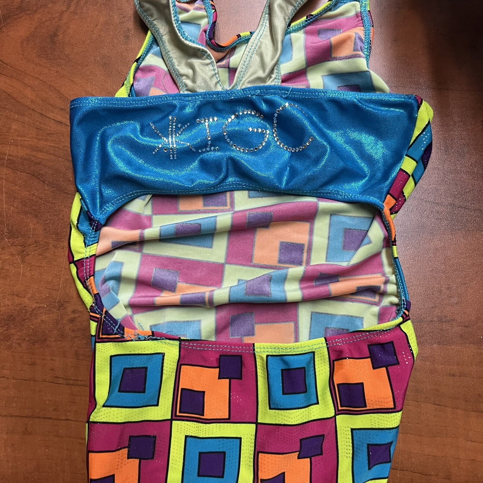 Women Girl Youth Sportswear Sleeveless Multicolor Leotard Adult S