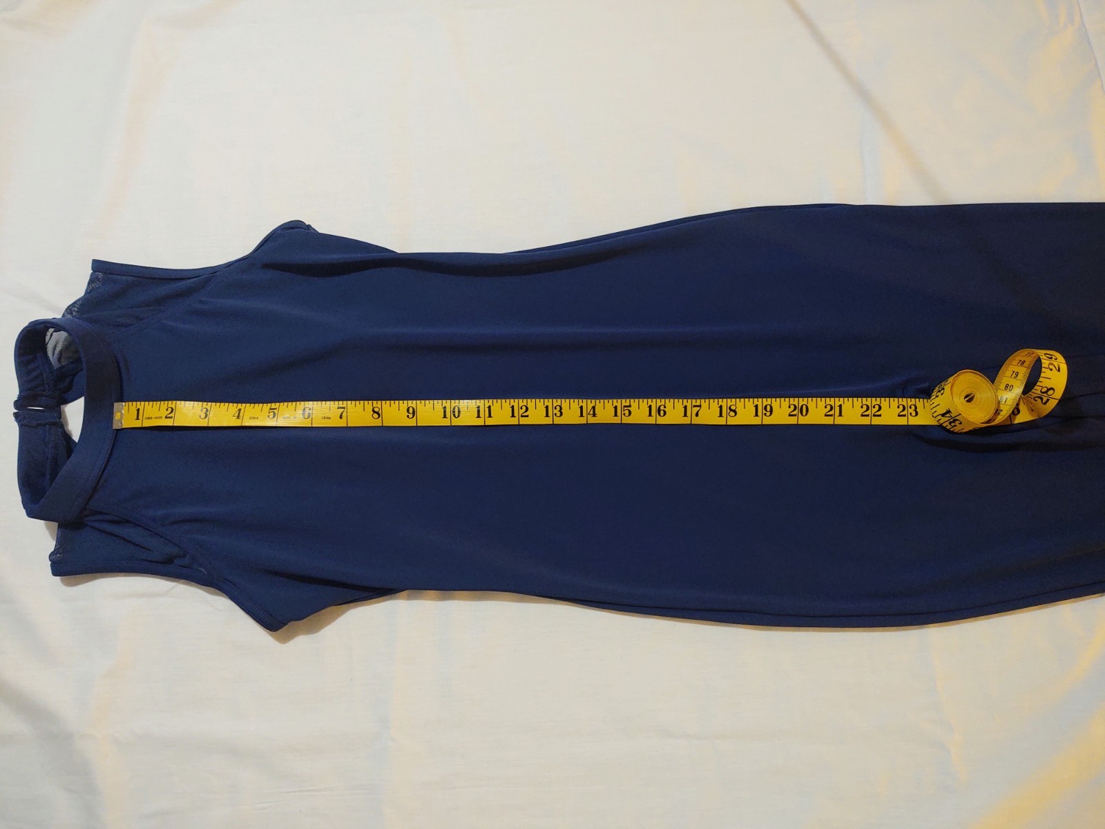 Balera Navy Blue Mock Neck Dance Unitard Bodysuit Jumpsuit Sz Adult Small EUC!!