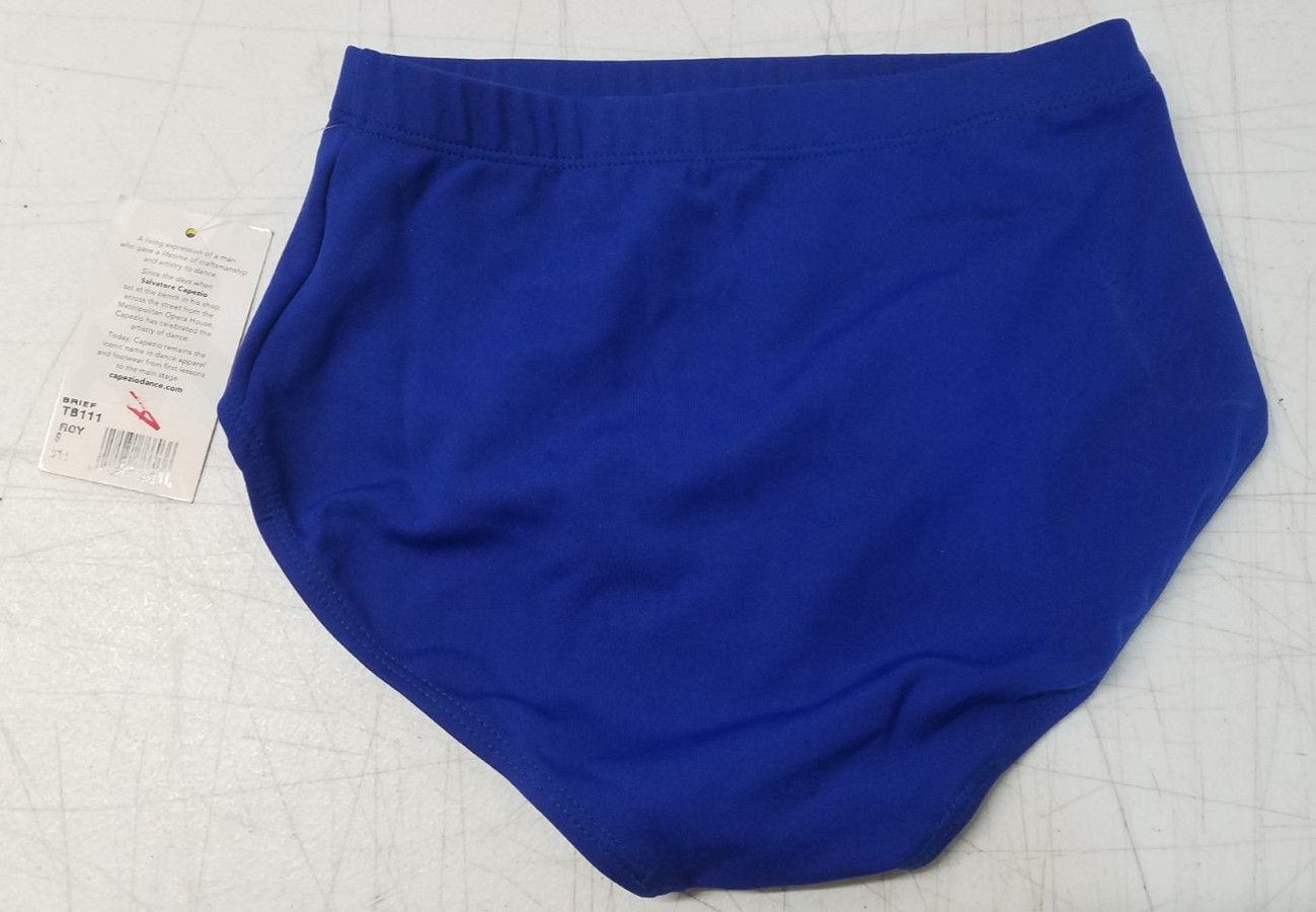 Capezio Dance Gymnastics Briefs Style TB111 Adult Small Blue Nylon Blend 5137