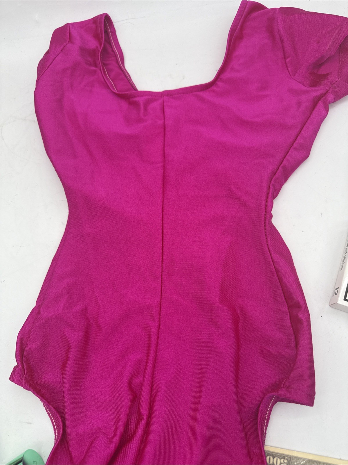 VTG Ladies Flexatard 1978 Pink Flexatard By Gilda Marx Pink Workout Bodysuit