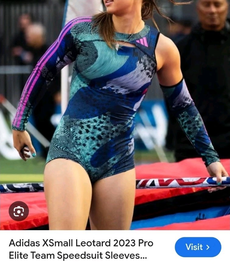 Adidas Leotard Track & Field Pro Elite Team Jumpsuit Sleeves Speedsuit M $180
