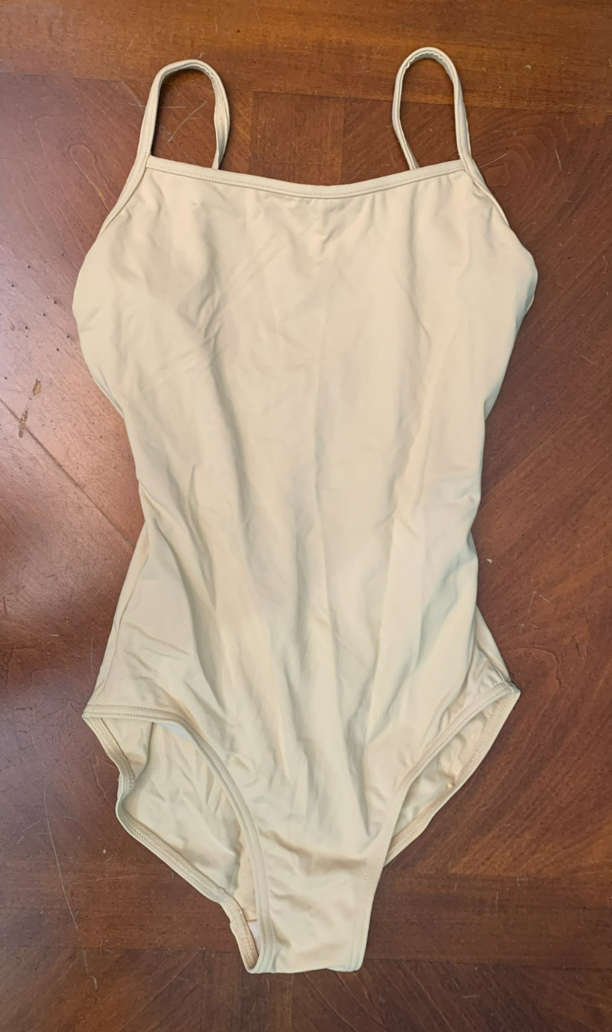 Bloch Women’s Nude Leotard – Size Small, Beige