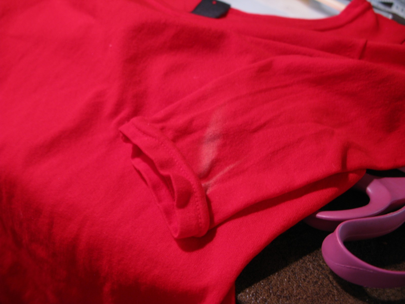 Womens Adult Capezio Dance Leotard Long Sleeves Red Sz Adult M 12-14 Nylon USA