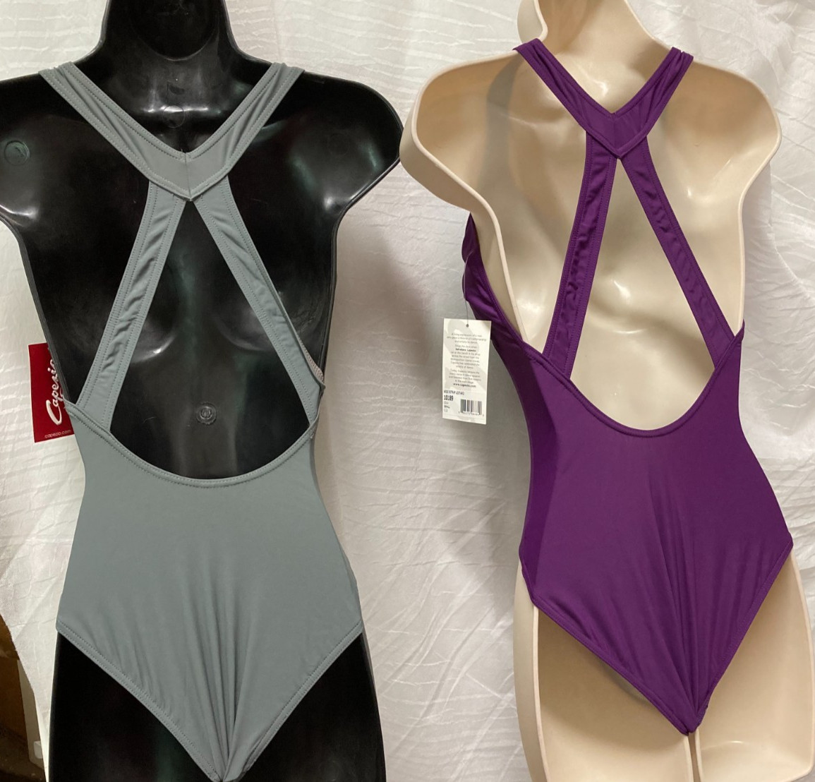 Capezio Synergy leotard x wide strap 10189 3 colors ladies sizes Dance X back
