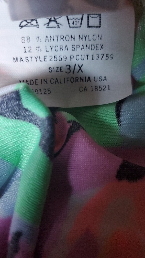 RARE Sz 3X! Vtg. 80s 90s VIBRANT Gilda Marx Leotard! Aerobics, Jazzercise, Dance