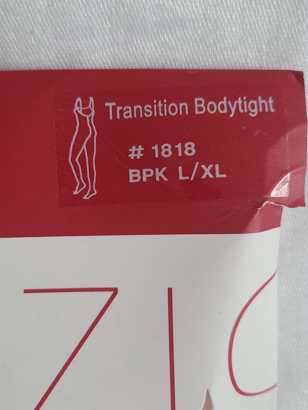 Capezio Extra Soft Transition Bodytight #1818 in Light Pink Size L/XL