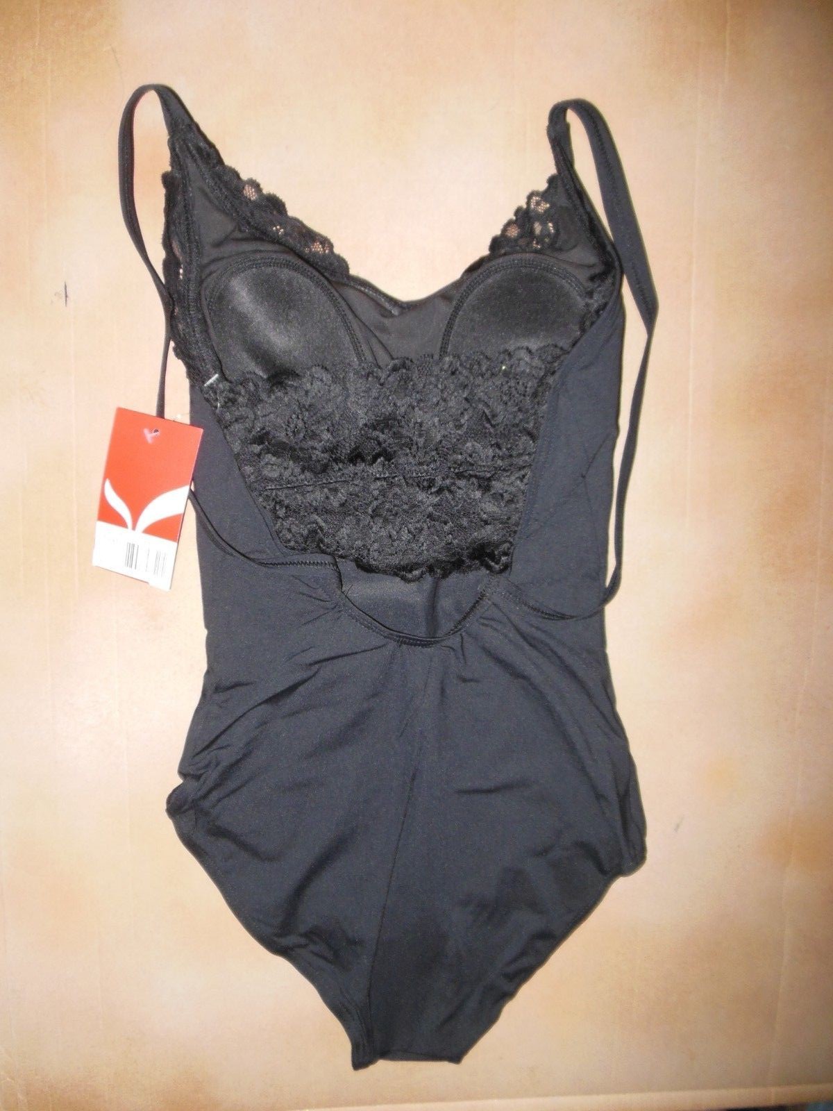 CAPEZIO lace trim camisole leotard 11169W Bratek Black ladies szs ENCORE
