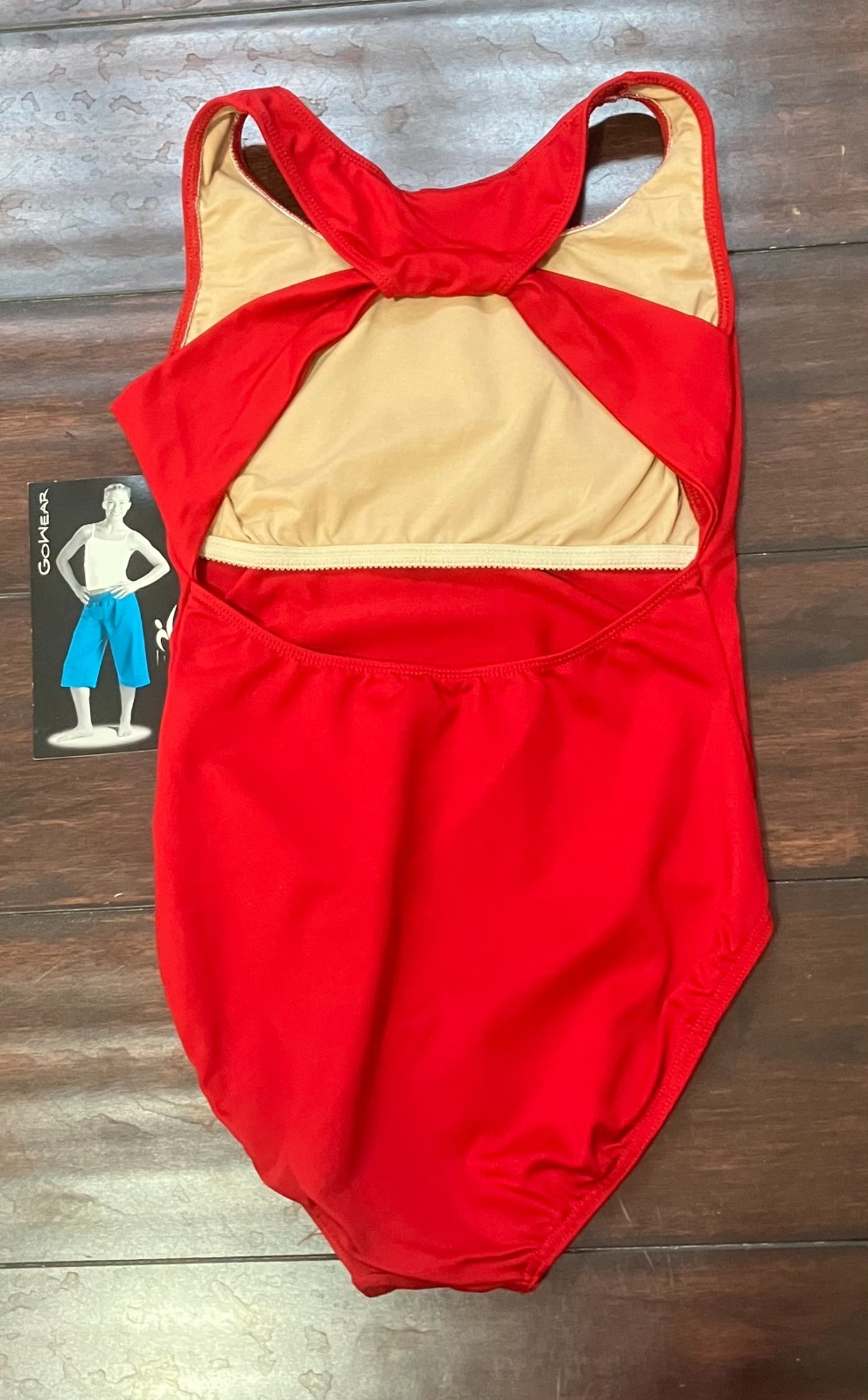 NWT Motionwear #2173 Small Adult Red Ballet Dance Leotard