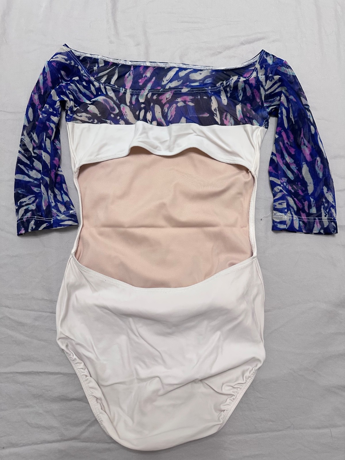 eleve mesh long sleeve leotard- medium.