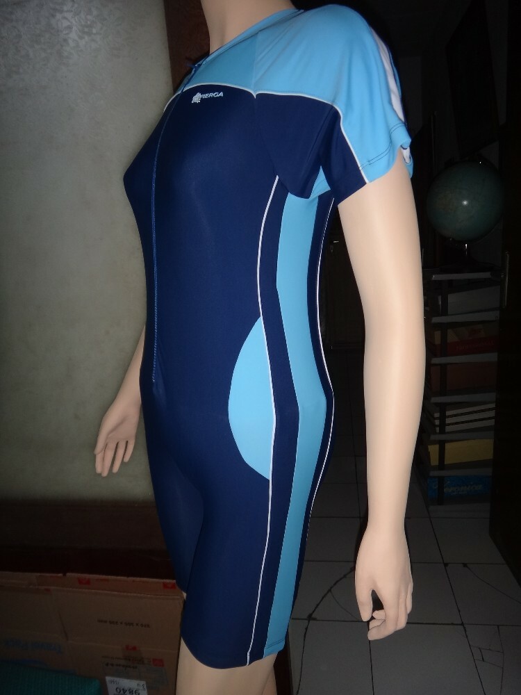 FIERGA Blue Diving Suit Swim Spandex Leotard for Kids Unisex or size Small