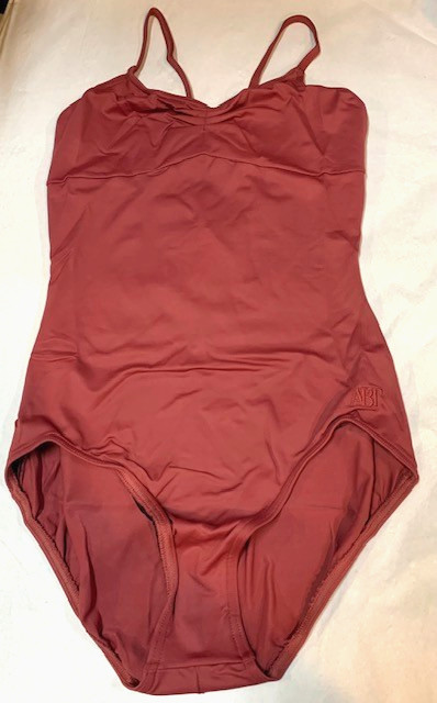 Capezio 1469 Burgundy Women’s LG (10-12) ABT Cami Pinch Front V-Back Leotard