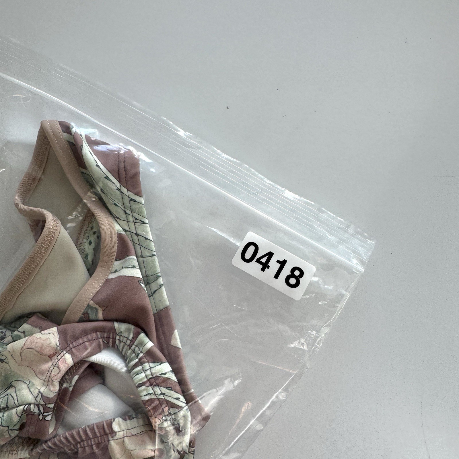 Luckyleo dancewear leotard One Piece Open Back Sz S Dusk Rose cactus Floral Boho