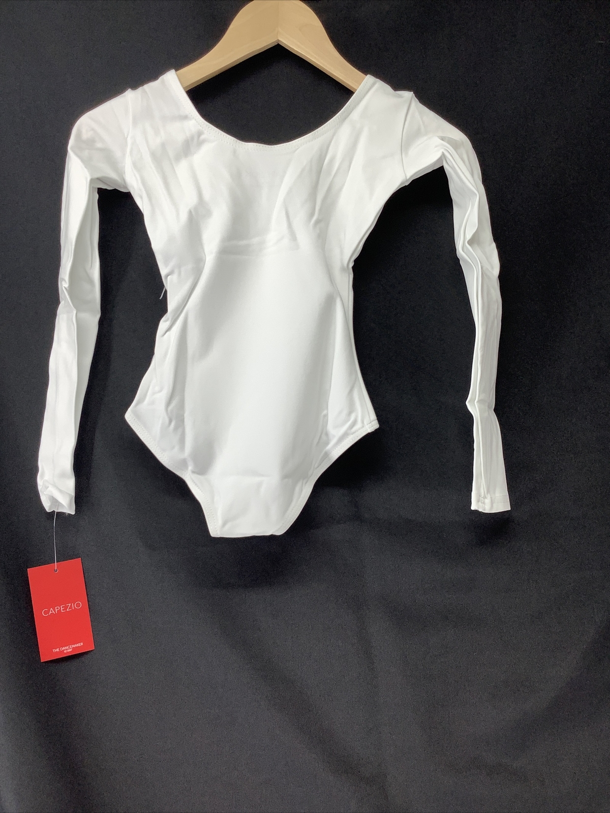 Capezio Long Sleeve Leotard White size 1/CH