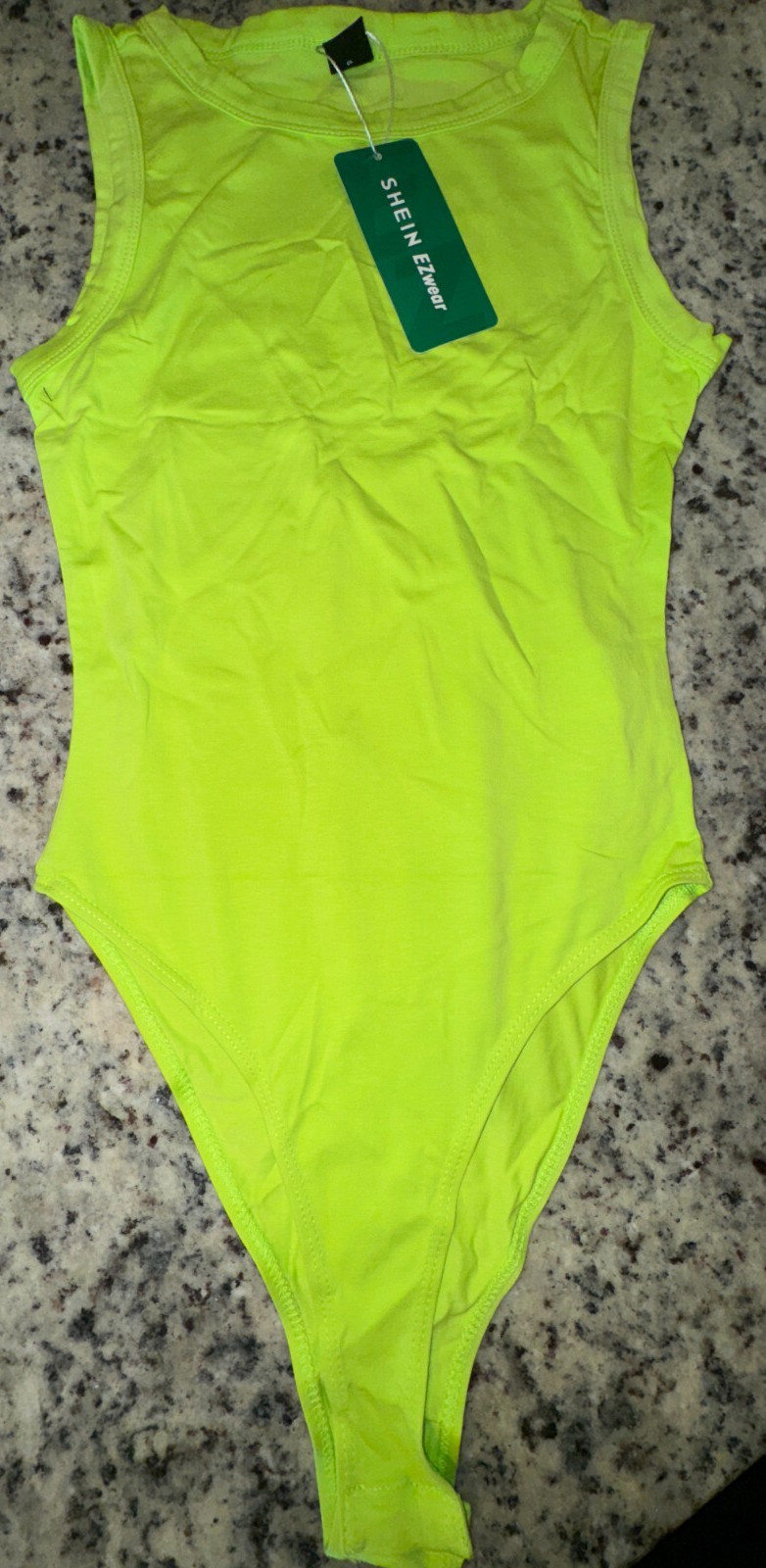 Womens New NWT XS Extra Small / Size 2 Bright Green Leotard ~ One Piece