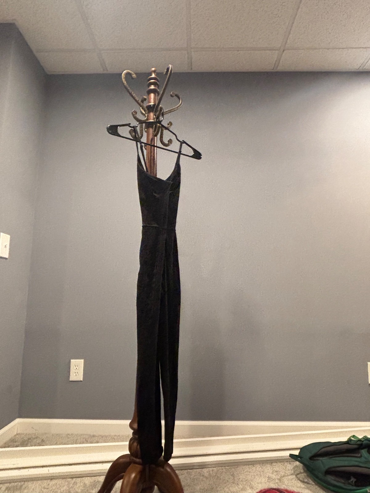 Black XS S old navy spaghetti-strap legging leotard athletic all seasons