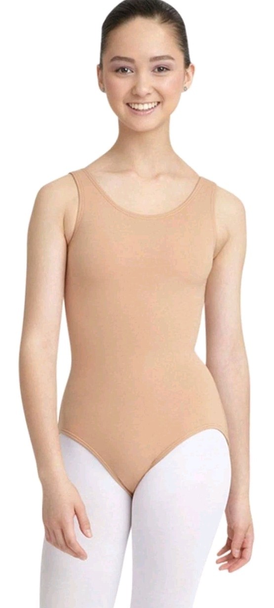 Capezio Women’s Classic Camisole Leotard, Small, Light Suntan
