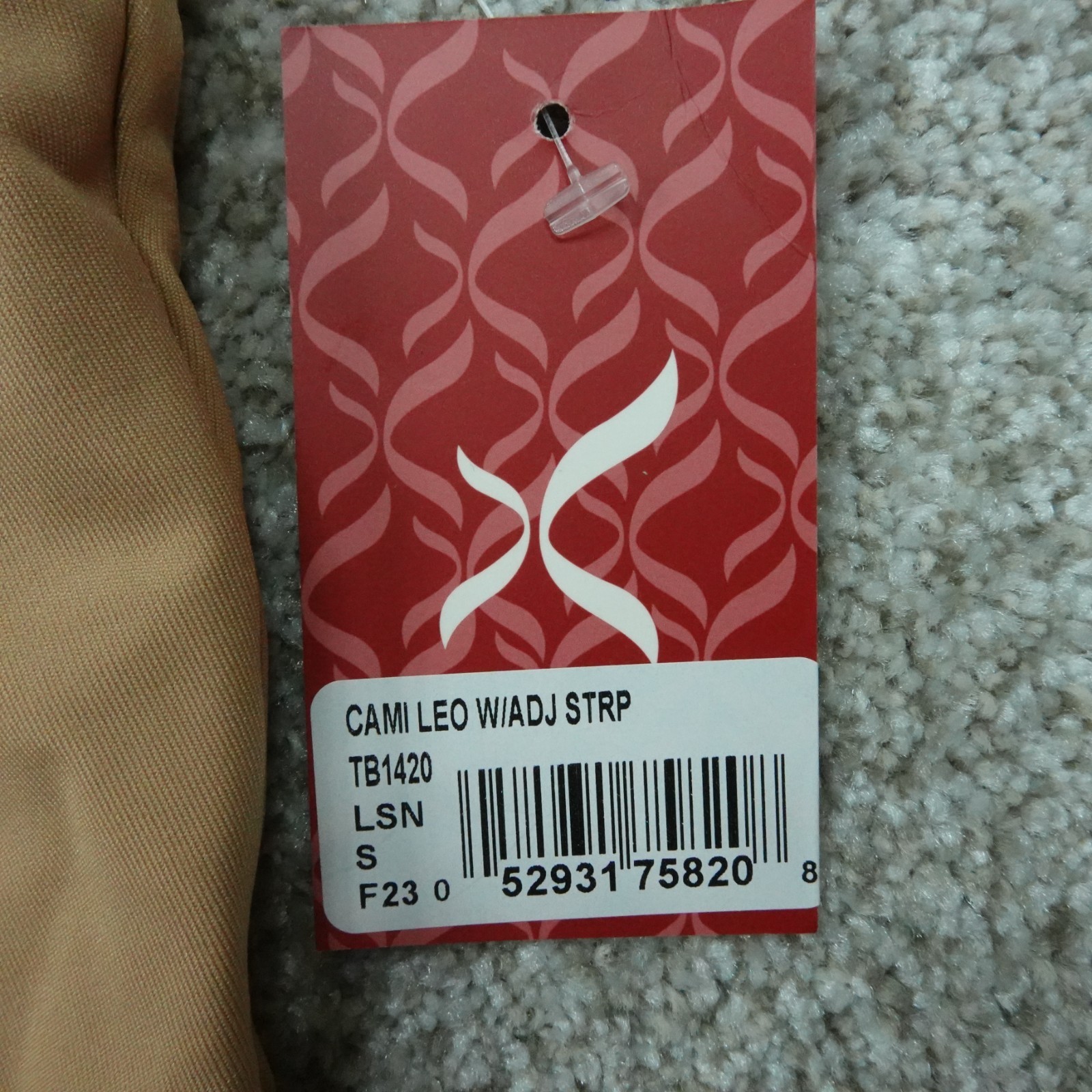 Capezio Leotard Womens Small Light Suntan Sleeveless Cami Ballet Dancewear