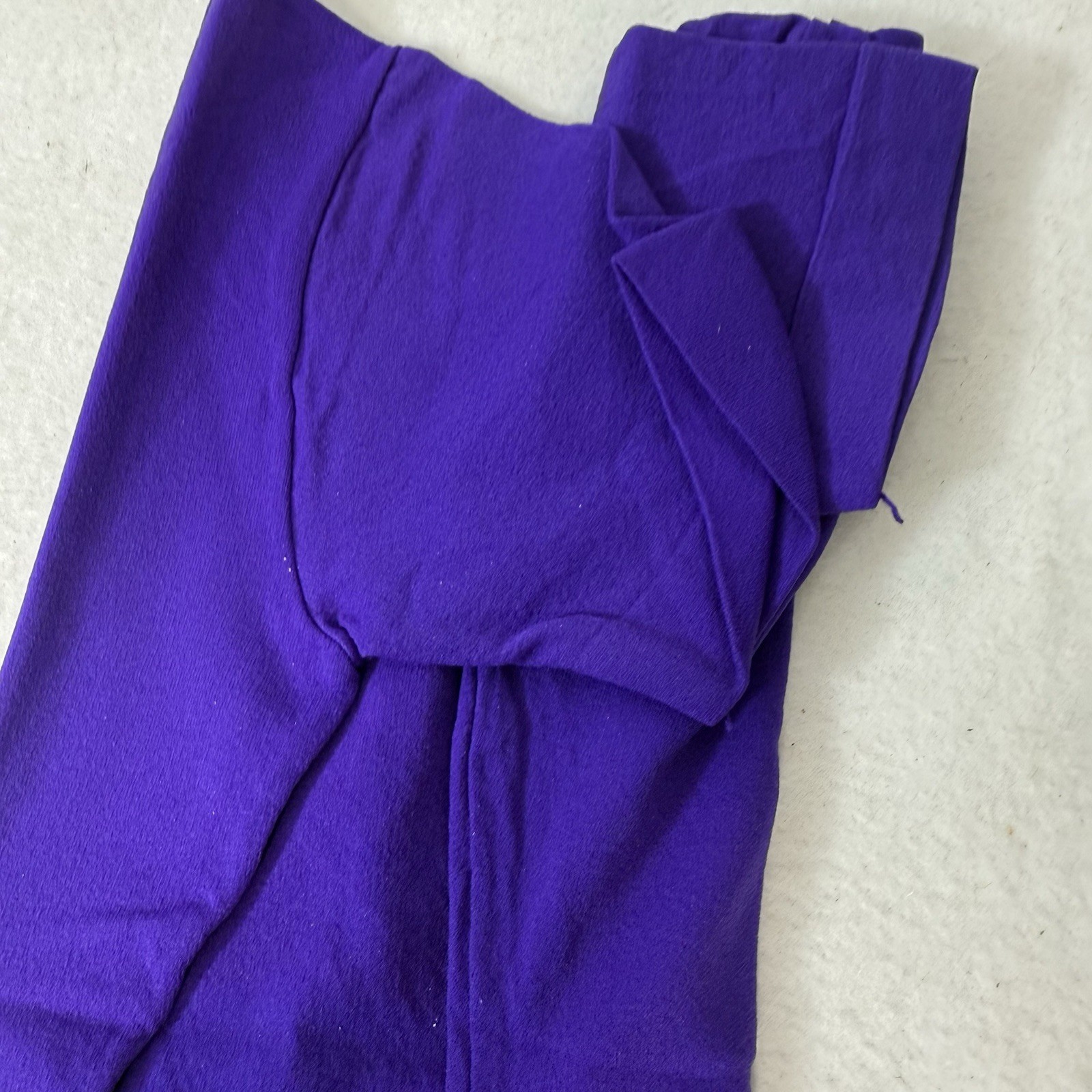 Vintage Belfry Leotard Purple Girls Youth Irregular Size 12-14 Stretch Nylon
