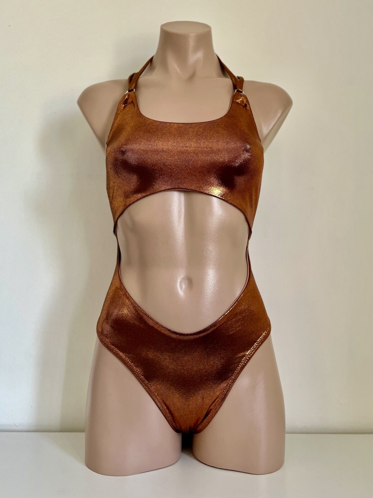Schminke👙 monokini poledance hologram leotard bodysuit pole wear one-piece suit