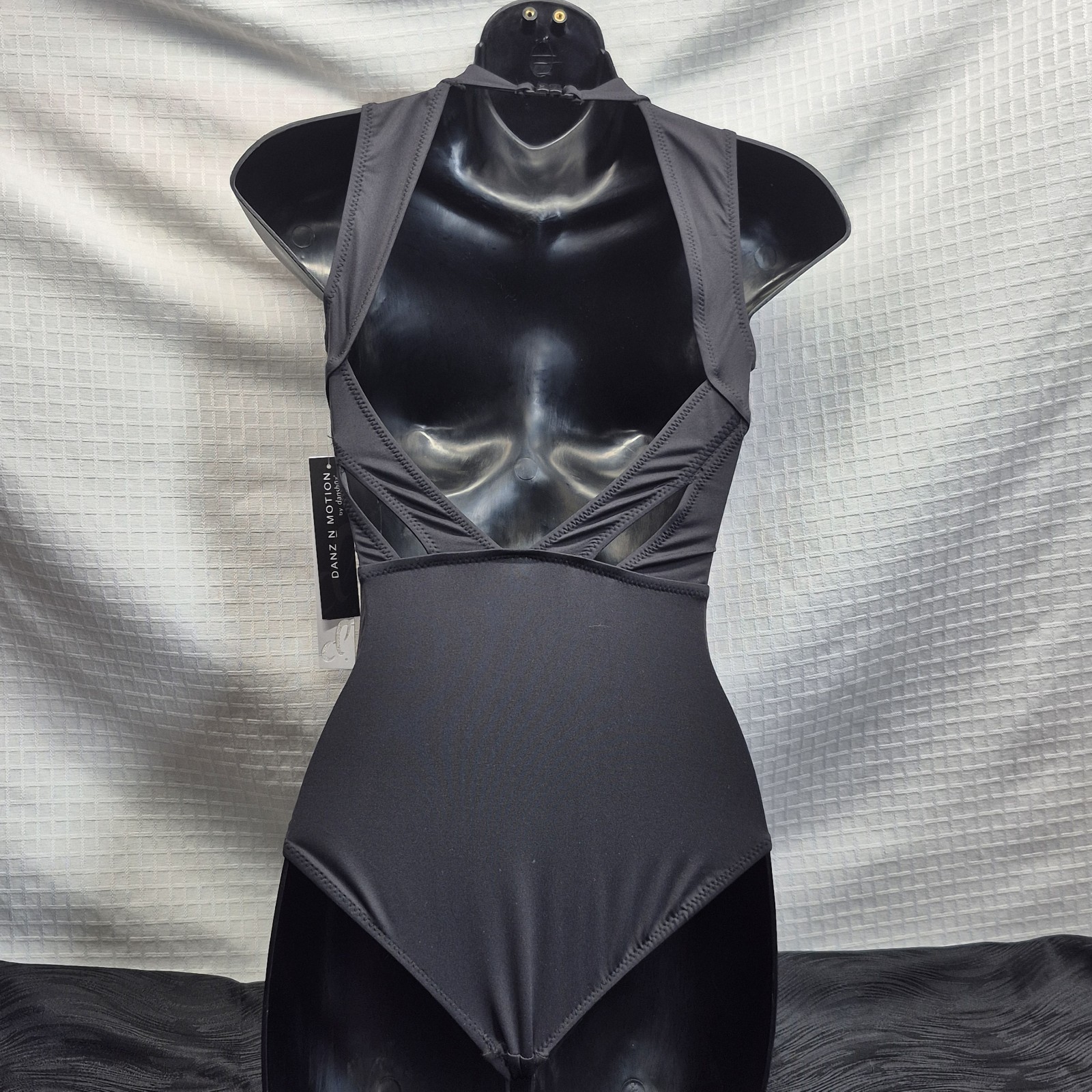Womens Leotard New Adult Size P Dance Ballet Gymnastics Jazz Black Danshuz