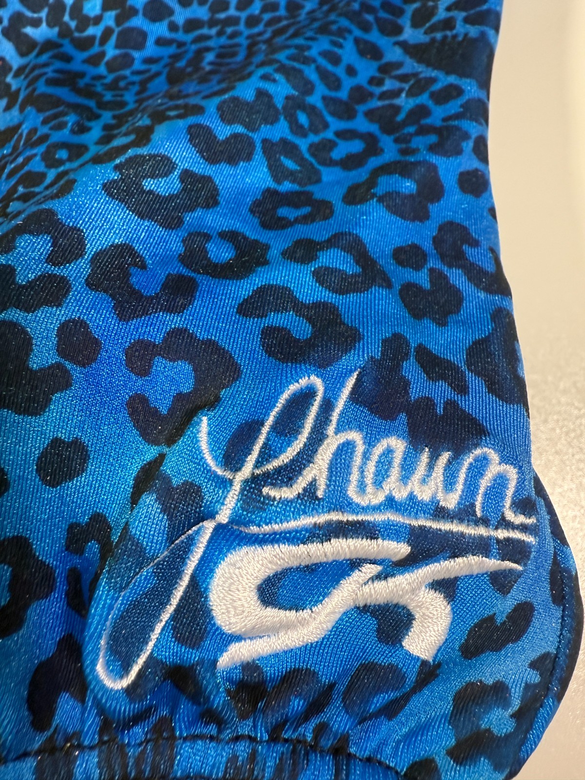 Shawn GK Ladies Blue/Black Tank Gymnastics Leotard Size LA