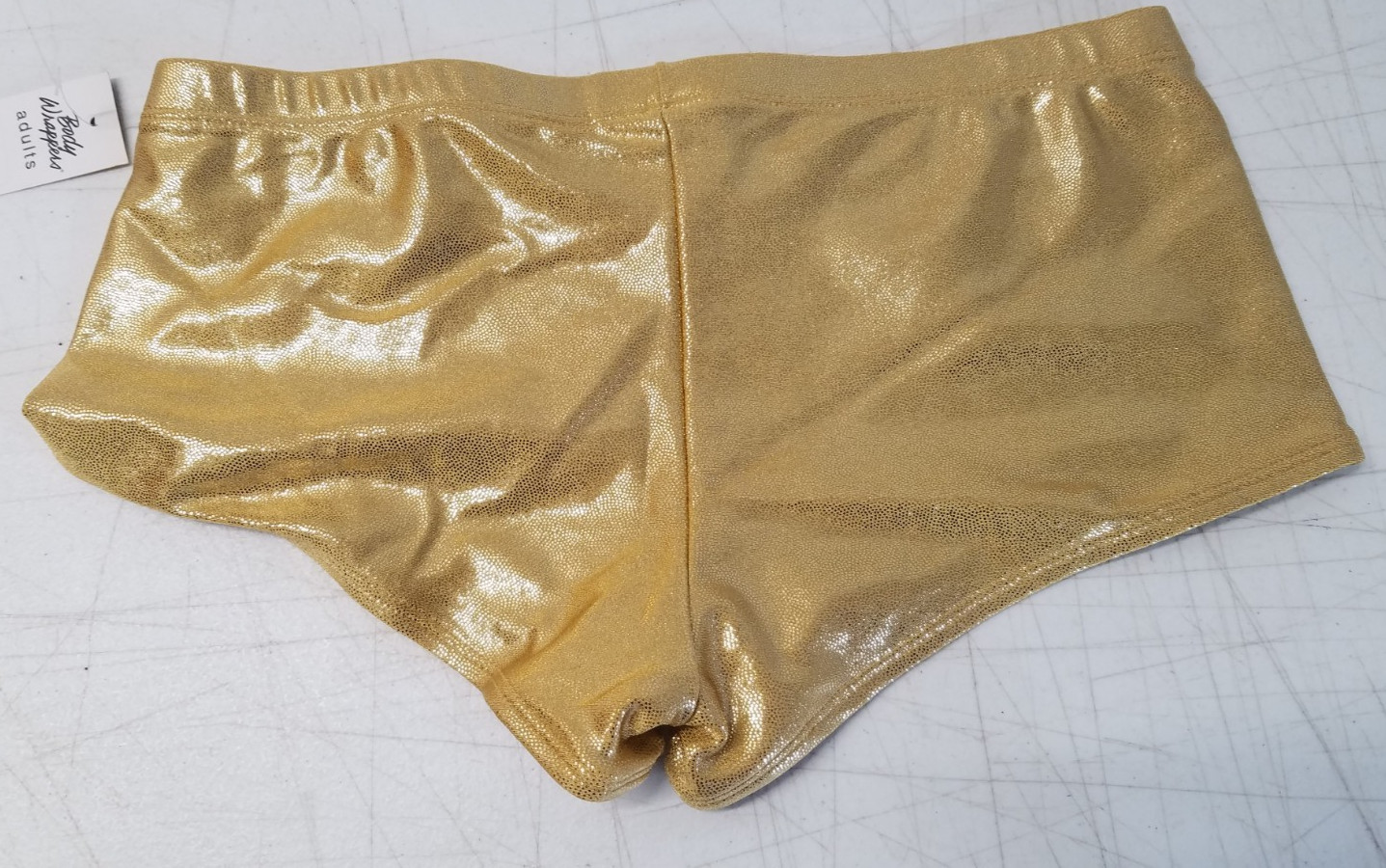 Body Wrappers Dance Gymnastics Hot Shorts Style 8491 Adult Medium Gold 5130