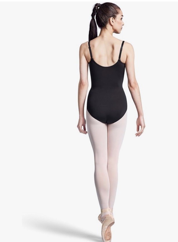 BlochDance Women’s YashinaAdjustable Strap Camisole Leotard. Black. New Size Sm