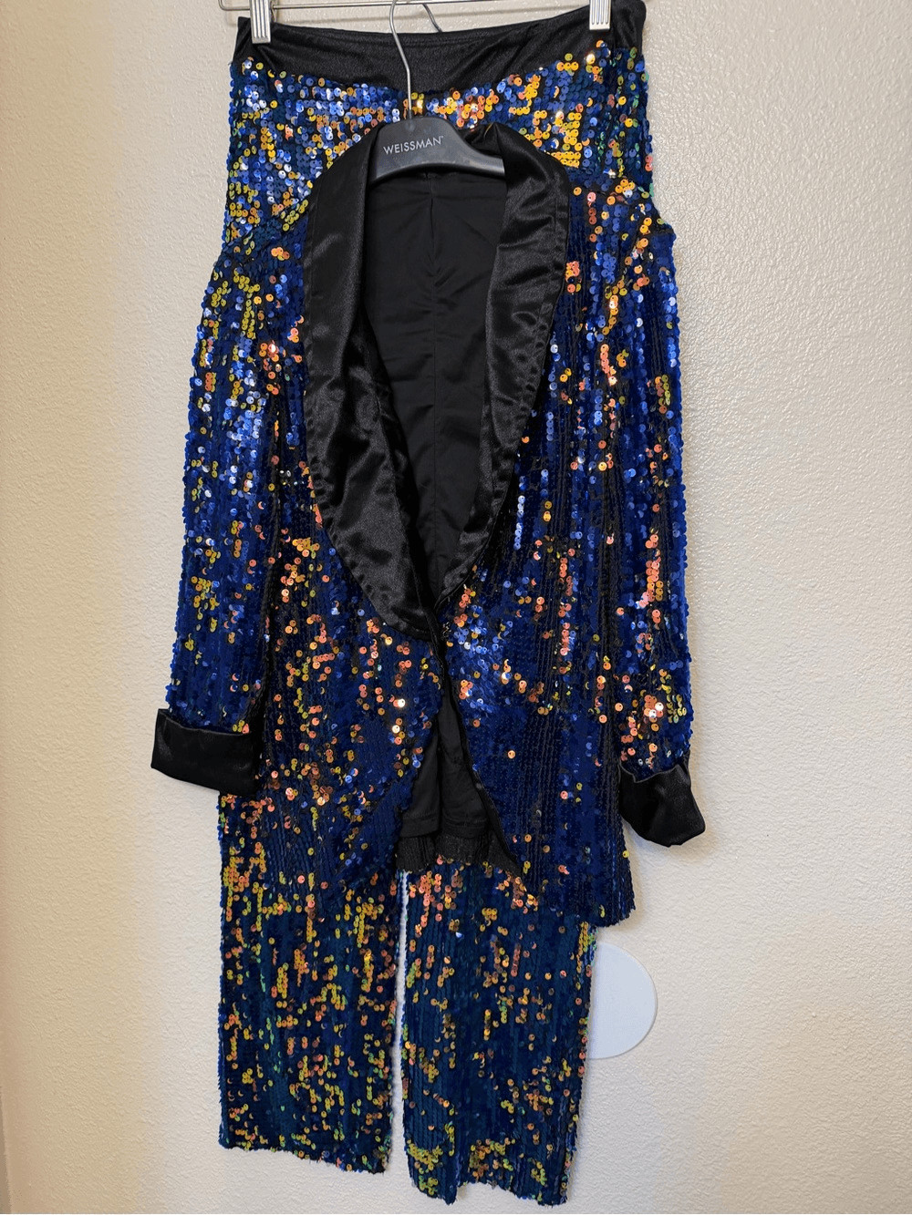 Weissman dance costume menswear sequin Suit tux Pressur jazz broadway NV13207 SA