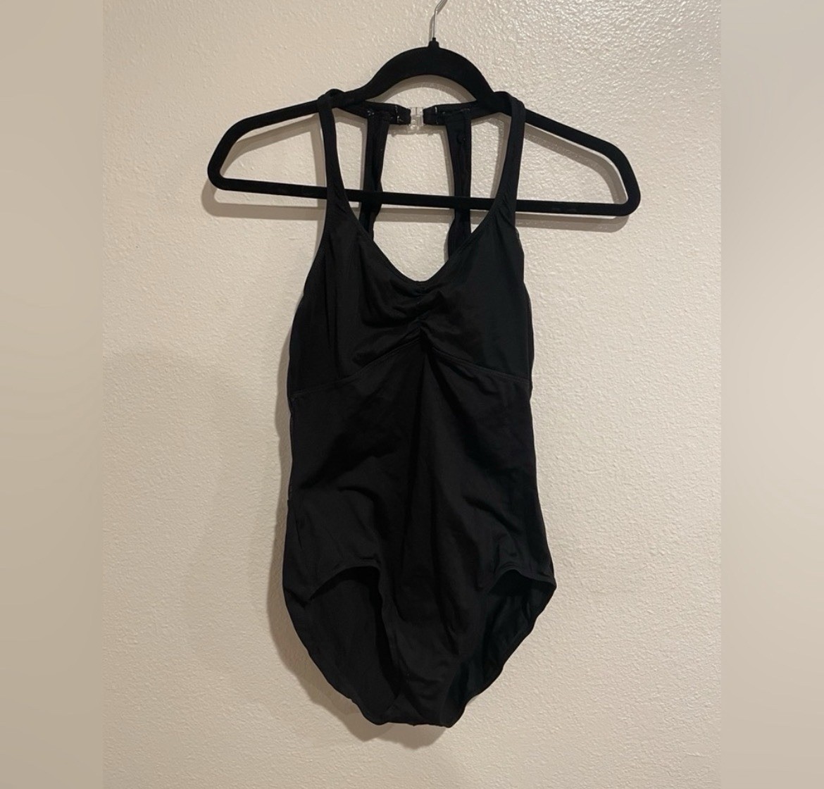 Ballet Gymnastics Black Leotard So Danca Size XL Adult