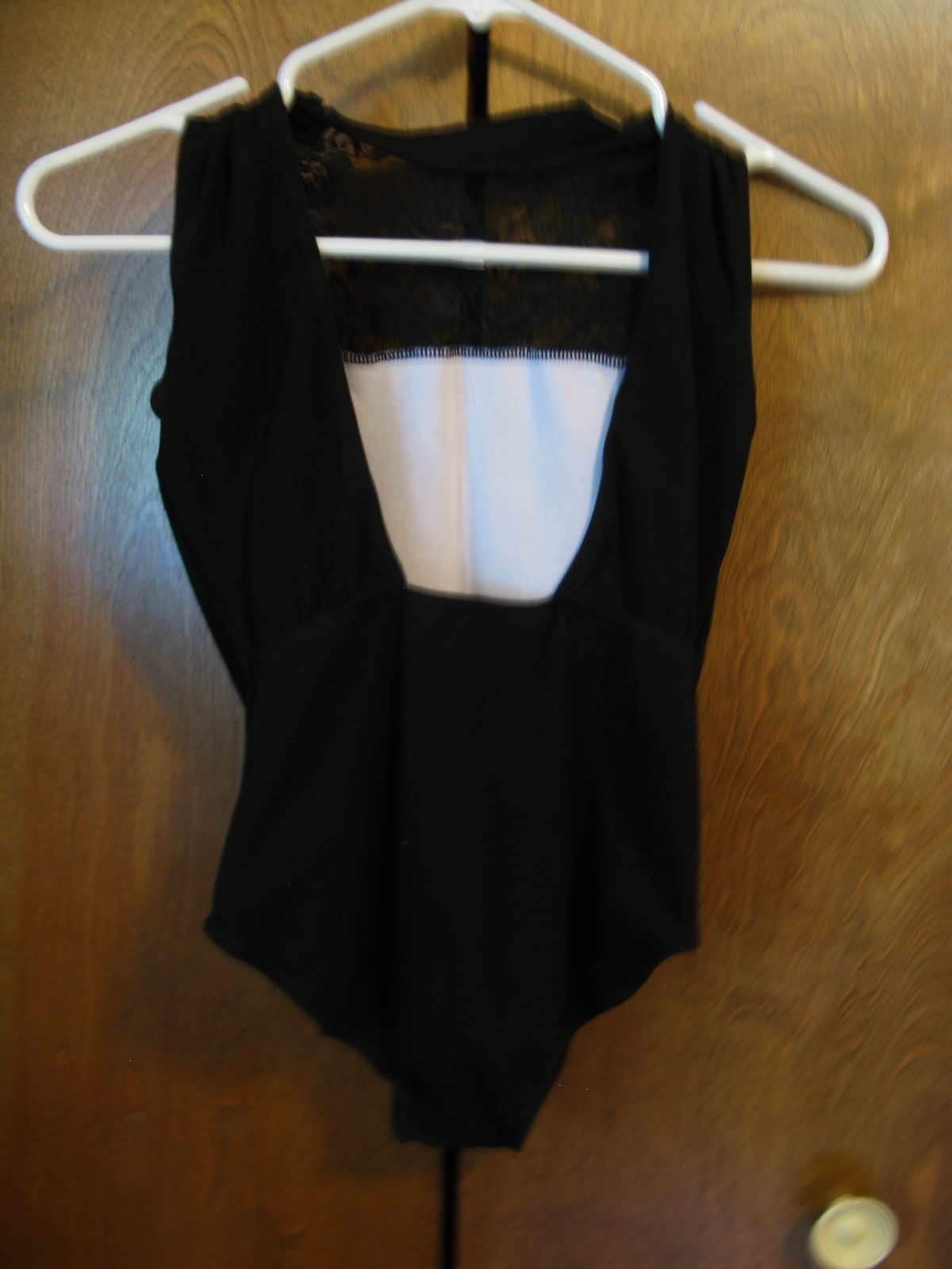 Womens Adult HDW Dance Leotards Dancers Choices Black w Lace Sz AS China
